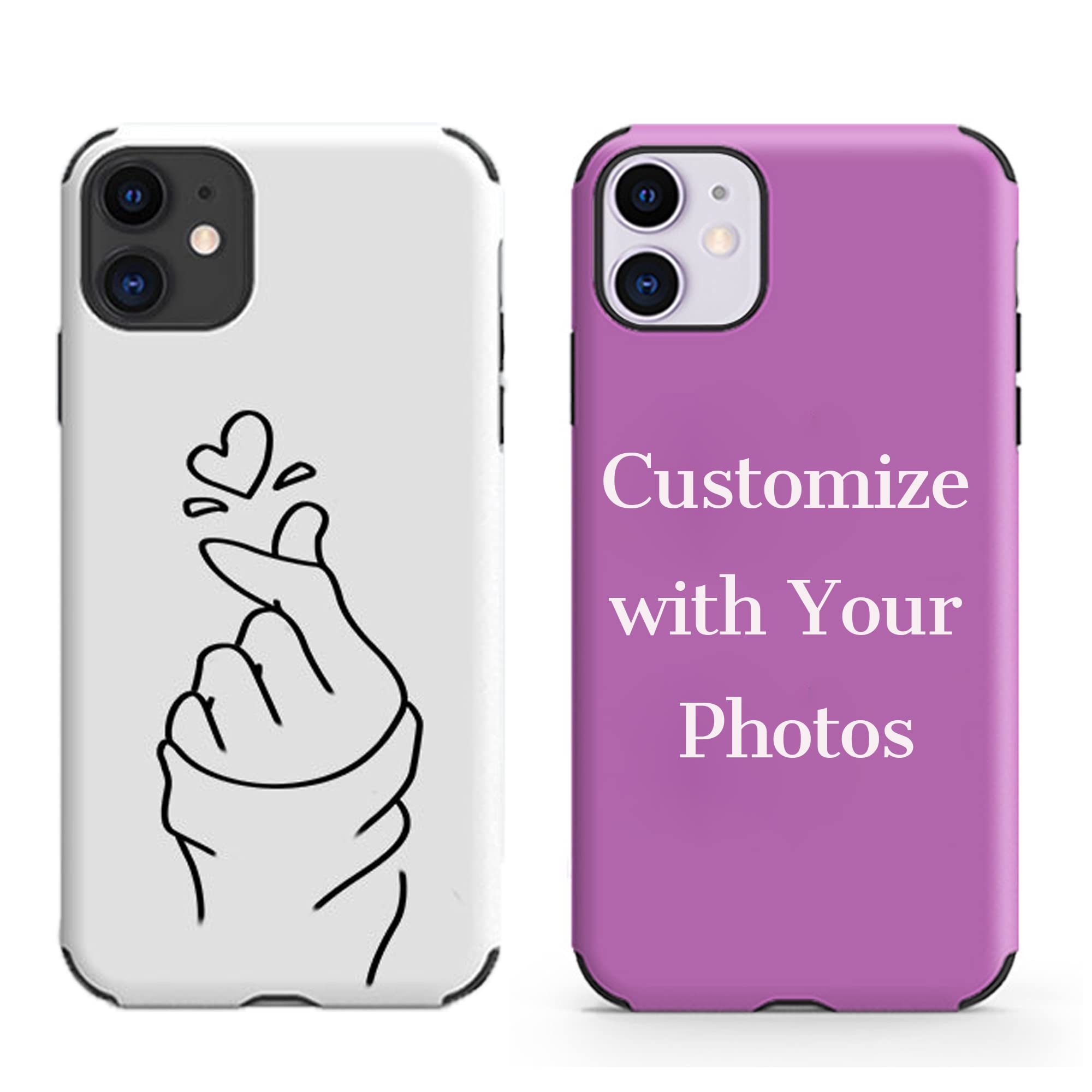 Handimake Custom Phone Case Cover Personalized Picture Design Your Own Customized Photo Compatible with Apple iPhone 14 13/13 Pro/ 13 Pro Max /12/12 Pro Max/11/11 Pro/ 11 Pro Max/Xs/Xs Max/Xr/7/8 Plus